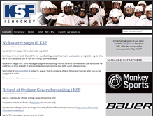 Tablet Screenshot of ksf.dk