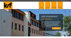 Desktop Screenshot of ksf.cz